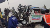6 people were killed in a terrible road accident in Padma Setu area